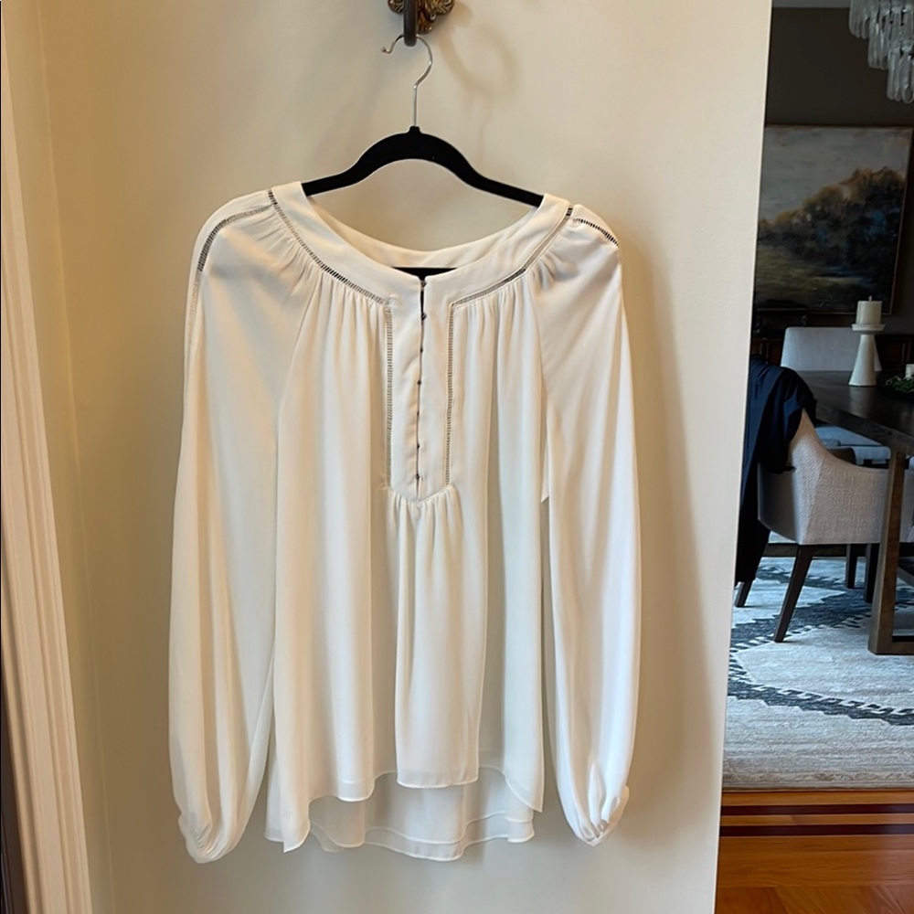 Elegant White Women's Blouse